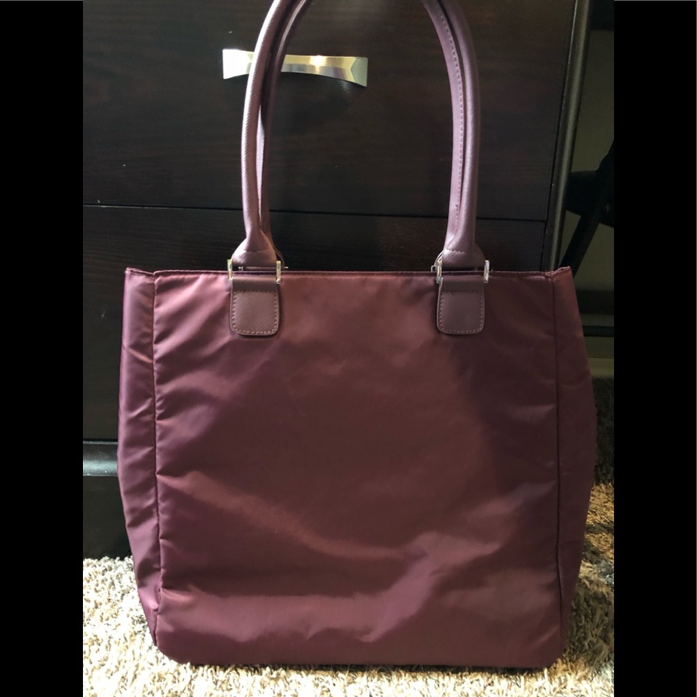 Calvin Klein Dark Purple Purse Shoulder Bag - Picture 2 of 8